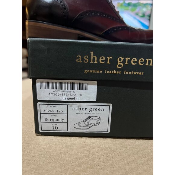 Asher Green Burgundy‎ Oxford Dress Shoes - Size 10 main image 9